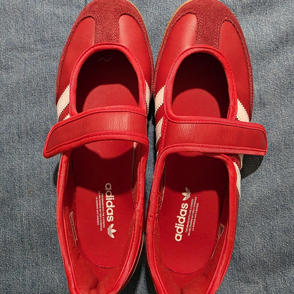 Adidas Red Athletic Shoes